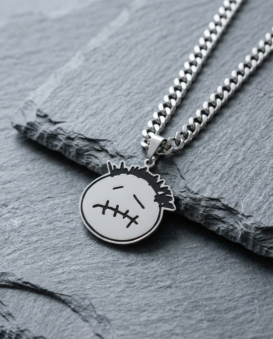 Died face Travis necklace